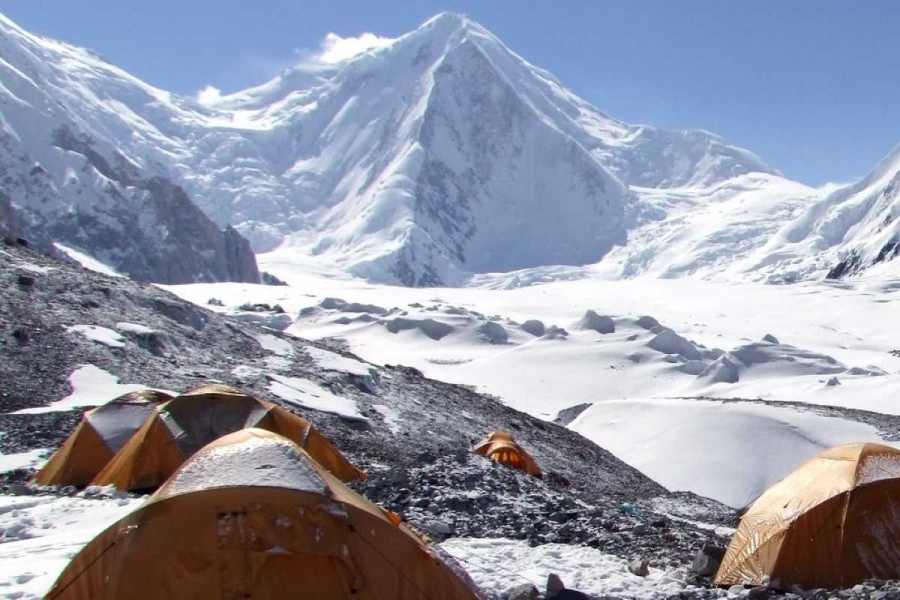 Saltoro Kangri Mountaineering Expedition camps.