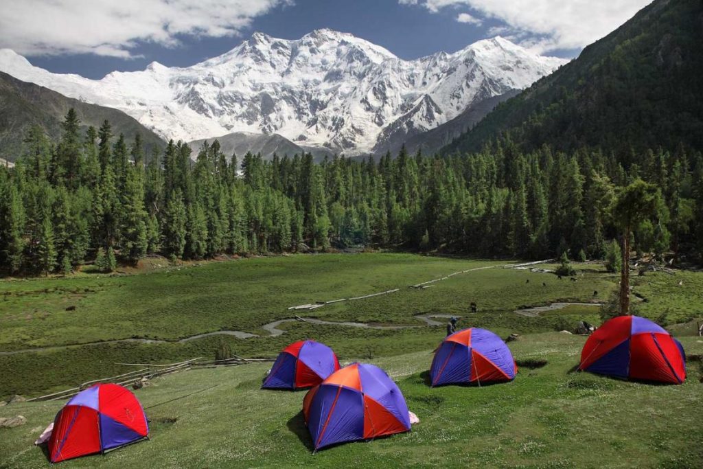 Camps on nanga parbat basecamp 