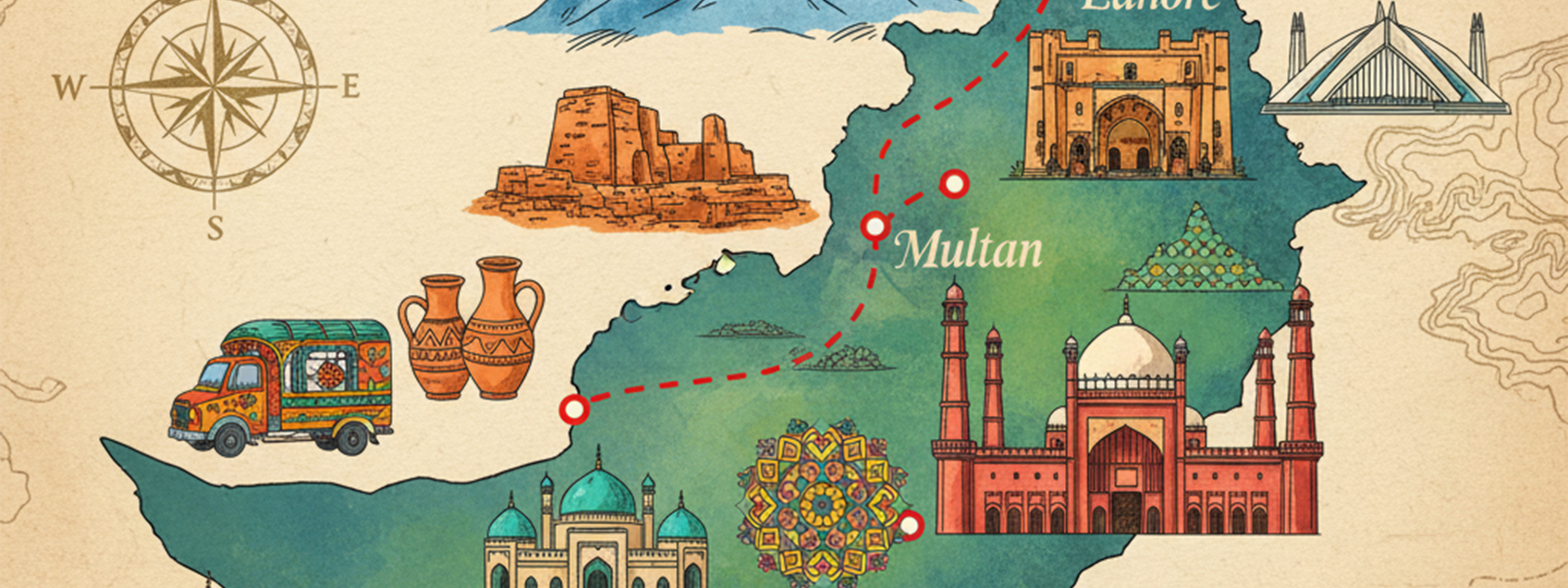 Travel Itinerary in Pakistan - Jasmine Tours