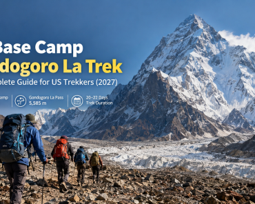 K2 Base Camp Gondogoro La Trek: The Complete Guide for US Trekkers (2027) If you have ever stared at a photo of K2 and wondered what it would feel like to stand beneath it, you are not alone. The K2 Base Camp Gondogoro La Trek is one of the most dramatic walking journeys on Earth. For about three weeks you follow the Baltoro Glacier through a cathedral of granite spires, camp beside Concordia, and finish by crossing a 5,585-meter pass with K2 behind you. For American trekkers, the questions come fast. How hard is it? What does it cost? Do I need a visa? When should I go? This guide answers them with practical detail from the team at Jasmine Tours, a local Pakistani operator with 30 years of experience in the Karakoram. What Is the K2 Base Camp Gondogoro La Trek? The K2 Base Camp Gondogoro La Trek, also called the K2 circuit trek, is a 20 to 22-day guided expedition in the Karakoram Range of Pakistan. It combines two famous objectives in one journey: K2 Base Camp at 5,150 meters, at the foot of the world’s second-highest mountain (8,611 meters) The Gondogoro La pass at 5,585 meters, a high glacial crossing that leads you out through the Hushe Valley On the way you walk beneath more than 40 peaks above 6,500 meters. You pass Broad Peak (8,051 m), Gasherbrum I (8,080 m) and Gasherbrum II (8,035 m), and you stand at Concordia, where several of the world’s great glaciers meet. Many trekkers call it one of the top five trekking adventures in the world. It is not a casual vacation. It is a serious high-altitude journey, and it rewards preparation. Why US Trekkers Choose the K2 Gondogoro La Route Everest Base Camp gets most of the attention in the United States. Here is why K2 appeals to experienced hikers who want something more remote. Wilder scenery. The Baltoro Glacier route has no tea houses and no villages after Askole. You camp on moraine and ice, with granite towers all around you. The Gondogoro La finale. From the top of the pass, K2, Broad Peak and the Gasherbrums line up on the horizon. Trekkers often describe it as the best view of their lives. A complete circuit. Many people walk in and out the same way. This route goes in via the Baltoro and out via the Hushe Valley, so you never repeat the same ground. A cultural journey. You travel through Baltistan, an old Himalayan kingdom where Balti hospitality is part of the experience. Route Overview: Where Does the Trek Go? Your adventure begins in Islamabad, where you spend three nights in a 3-star hotel and rest after the long flight. From there you fly to Skardu (about 1,500 meters), one of the most scenic mountain flights in the world. After a night or two in Skardu to organize permits and gear, you drive toward Askole, the last village on the route. The trekking days follow the classic Baltoro Glacier route: Askole to the Baltoro Glacier. You walk through river valleys, desert terrain and glacier moraine. Up the Baltoro to Concordia. The scenery grows more dramatic every day as the Trango Towers, Masherbrum and Mitre Peak come into view. Concordia to K2 Base Camp. You walk up the Godwin-Austen Glacier to reach 5,150 meters. You can also visit the Gilkey Memorial, which honors climbers who lost their lives on K2. Return to Concordia and cross the Gondogoro La. This is the toughest and most exciting day of the trek. Descend to the Hushe Valley (about 3,050 meters). Green fields and villages after weeks of ice feel like a different planet. In total you spend 13 nights camping, plus nights in hotels at the start and end. You can see the complete day-by-day plan on our K2 Base Camp Gondogoro La Trek page. How Difficult Is the Gondogoro La Trek? Let us be honest: this is a physically demanding trek. It runs above 5,000 meters, and several nights are spent above 4,000 meters. Here is what makes it challenging. Altitude. Most people who struggle do so because of altitude rather than fitness. A gradual ascent, rest days and a slow, steady pace help your body adapt. Know the signs of altitude sickness (headache, nausea, dizziness, poor sleep) and tell your guide early. Distance and terrain. You walk several hours a day over rocky moraine, ice and loose stones. There are no smooth trails here. The Gondogoro La crossing. The pass has steep, icy ascents and descents. Parties usually set out very early in the morning, while the snow is firm. You need good boots, crampons and a steady head for exposure. Your guide and team manage the route and fixed ropes where needed. Weather. Conditions can change fast. Even in summer, snow is possible, and nights above 4,000 meters can drop to -10°C to -15°C. Do You Need Mountaineering Experience? You do not need to be a climber, but you should have multi-day trekking experience. If you have hiked a 14,000-foot peak in Colorado, done Mount Whitney, or completed a long trek like the Tour du Mont Blanc or the Inca Trail, you are on the right track. If you are new to altitude, contact our trekking specialists for advice before you book. Best Time for the K2 Base Camp Gondogoro La Trek The best season is late June to early September. Summer is when the routes are most accessible and lower-elevation temperatures are mild. In mid-June to August you can expect roughly 30°C in Skardu and 25°C in Askole, with clear skies and minimal rain. Winter conditions can close the routes, so summer is the only practical season. Jasmine Tours runs departures between early June and mid-July, with trips ending from late June through early August. Tip for US travelers: Book early. Flights, permits and your preferred date fill up months in advance. A booking in the fall or winter before your summer trip is ideal. Cost of the K2 Base Camp Gondogoro La Trek Costs depend on group size and your requirements, so contact Jasmine Tours for an accurate quote for your dates. Group departures are more affordable than private trips. What Is Included Islamabad airport transfers, domestic flights and all land transport with a private vehicle and driver Hotels in Islamabad and Skardu, and twin-sharing tents during the trek All meals, three times a day, with unlimited boiled water refills on the trek All permit and royalty fees, including the Gondogoro La crossing fee A government-licensed, English-speaking mountain guide Porters, cooks and assistants, with their wages, gear and insurance Sleeping tents, dining tents, a satellite phone, walkie-talkies and solar or generator charging A first-aid kit and free baggage storage in Islamabad and Skardu What Is Not Included International flights from the USA Pakistan visa fee Travel insurance Tips for guides and staff Personal gear such as sleeping bag, boots and crampons Plan your budget for flights, insurance, gear and tips on top of the trek fee. Many trekkers find that rentals and shared group costs keep the total reasonable. Pakistan Visa for US Citizens All foreign nationals, including Americans, need a visa for Pakistan. Jasmine Tours provides a visa invitation letter, permit copies and supporting documents to help your application. You apply online through the official Pakistan visa portal (visa.nadra.gov.pk). Start early, check that your passport is valid for the required period, and keep digital copies of everything. If you need help, see our Pakistan visa help page. Is It Safe? What US Travelers Should Know Safety questions are natural, and you should make an informed decision. Before booking, check the latest US State Department travel advisory for Pakistan and talk to your insurer. Gilgit-Baltistan, where the trek takes place, is a mountain region with a long tradition of welcoming trekkers, and the route is run by licensed local teams. Choosing a guided trek with a local operator matters. A licensed guide manages route-finding, weather, permits and emergencies. Jasmine Tours carries a satellite phone and first-aid kit, and runs the trek with a full support team. Booking terms matter too. Our deposit is fully refundable if the trip is cancelled because of security concerns or political situations in Pakistan or in your home country. Health, Vaccinations and Insurance Visit your doctor or a travel clinic four to six weeks before departure. Commonly recommended vaccines include DTP, MMR, Hepatitis A and Typhoid. Malaria is not a risk in Skardu or in the mountains, but use repellent for dengue protection in lower areas. Travel insurance is essential. Choose a policy that covers trekking above 4,000 meters and emergency evacuation, and ask your insurer to approve your full itinerary in writing. Popular providers among trekkers include World Nomads, Travelex, True Traveller, Snowcard and the BMC. Packing List for the K2 Gondogoro La Trek Keep your trek bag under 20 kg, including your sleeping bag and mattress. Anything extra can be stored free at our hotels in Islamabad or Skardu. Clothing Moisture-wicking base layers (top and bottom) Insulated down jacket and fleece mid-layer Waterproof shell jacket and trousers Trekking pants, shorts and sun-protection shirts Warm hat, sun hat, gloves and liner gloves Wool socks, several pairs Gear Broken-in waterproof trekking boots Crampons, plus an ice axe and helmet for the Gondogoro La (these can be added on request) Trekking poles Four-season sleeping bag rated for -15°C or colder Headlamp with spare batteries Sunglasses with UV protection (glacier glare is intense) Water bottles and purification tablets Personal High-SPF sunscreen and lip balm Personal medications, including altitude medicine if your doctor prescribes it Power bank and camera gear A detailed packing checklist is provided before departure. How to Prepare: A 6-Month Training Plan Start training six months before your trip. Months 1 to 2: Build base fitness with running, cycling or swimming three to four times a week. Months 3 to 4: Add weekend hikes with a loaded pack. Work up to 6 to 8 hours of hiking. Month 5: Do back-to-back hiking days and stair or hill training with weight. Month 6: Do a long dress rehearsal hike in your trekking boots, and taper in the last two weeks. If you can, spend time at altitude before you leave. A trip to a high-elevation area in Colorado, Utah or California’s Sierra Nevada helps you learn how your body responds. What to Expect Day to Day A typical trekking day starts with tea and breakfast around sunrise. You walk for five to eight hours with breaks for lunch, then arrive at camp where your tent is already set up. Dinner is hot and filling. Evenings are cold and clear, and the stars over the Baltoro are unforgettable. Meals are fully included from lunch on Day 1 to breakfast on Day 20, so you can focus on walking. Solo travelers are paired with a traveler of the same gender, and you can request a private tent for an additional cost. Skardu flight note: Skardu’s airport sits among high mountains, so flights depend on weather. If a flight is cancelled, the team drives you along the Karakoram Highway: Islamabad to Naran (about 9 hours), then Naran to Skardu (about 10 hours). Build a few spare days into your return flights. Tips for a Successful K2 Gondogoro La Trek Go slowly. Walking at a steady pace is the best acclimatization strategy. Drink plenty of water. Hydration helps your body at altitude. Break in your boots. Blisters can end a trek early. Respect local culture. Dress modestly in villages and ask before taking photos of people. Pack a sense of humor. Weather changes, flights shift and plans adjust. Flexibility is part of the adventure. Tip your team. Porters, cooks and guides work hard, and tips are part of their income. Recommended Reading Before You Go Trekking in Pakistan by Isobel Shaw In the Throne Room of the Mountain Gods by Galen Rowell K2: Triumph and Tragedy by Jim Curran Frequently Asked Questions How long is the K2 Base Camp Gondogoro La Trek? The trek takes 20 to 22 days from arrival in Islamabad to departure, including 13 nights of camping. How high is the Gondogoro La? The pass is 5,585 meters (about 18,320 feet). K2 Base Camp sits at 5,150 meters. Do I need a guide for K2 Base Camp? Yes. A guided trek with a licensed local guide is required and strongly recommended because of the terrain, weather and altitude. Can US citizens do this trek? Yes. US passport holders need a Pakistan visa, and Jasmine Tours provides the invitation letter and supporting documents. What is the best month for K2 Base Camp? Late June to early September, with July the most popular month. Is the K2 trek harder than Everest Base Camp? Generally yes. The Baltoro route is more remote and rugged, and the Gondogoro La adds a technical, high-altitude pass. Ready to Start Your K2 Adventure? The K2 Base Camp Gondogoro La Trek is the kind of journey that changes how you see mountains and yourself. With careful preparation, the right season and an experienced local team, it is achievable for fit, determined trekkers. Jasmine Tours has been guiding trekkers through the Karakoram since 1995, with licensed guides, small groups and everything from permits to meals handled for you. 👉 View the full itinerary, dates and booking details for the K2 Base Camp Gondogoro La Trek You can also explore our fixed departure dates, browse hotels in Skardu, or see more trekking peaks in Pakistan. Questions? Message us on WhatsApp at +92 333 5109753.